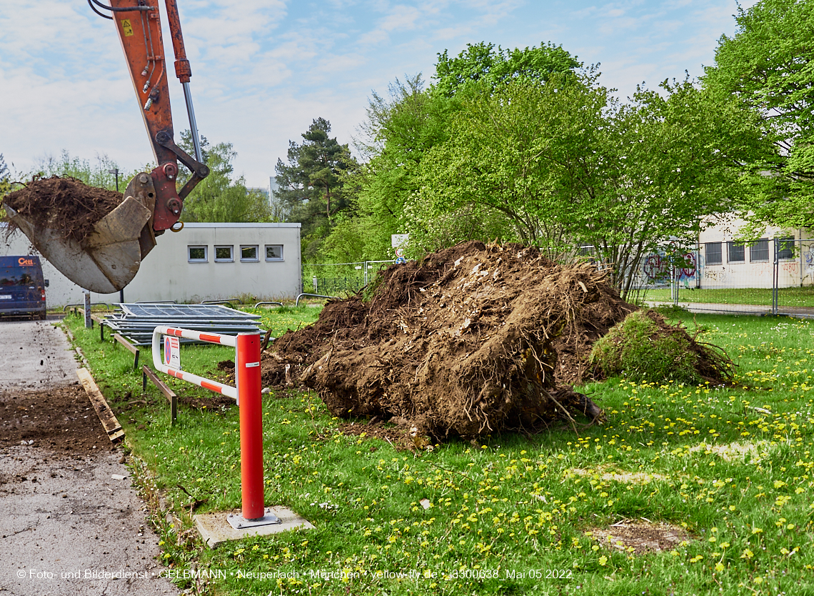 05.05.2022 - Baustelle am Haus für Kinder in Neuperlach